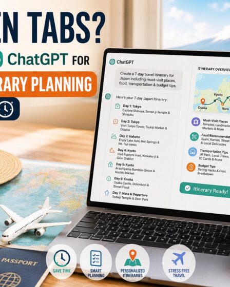 travel itinerary planning with chatgpt