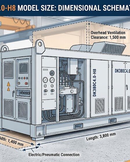 DK380C4.0-H8 Model Size