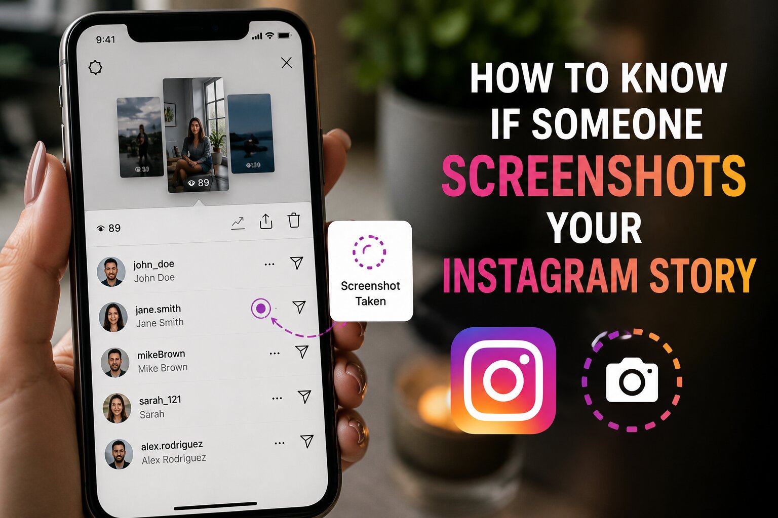 how to know if someone screenshots your instagram story