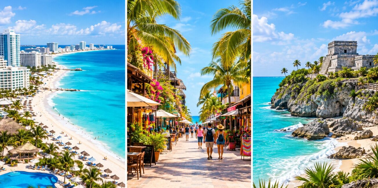 Cancun, Playa del Carmen and Tulum travel destinations along Mexico&rsquo;s Caribbean coast